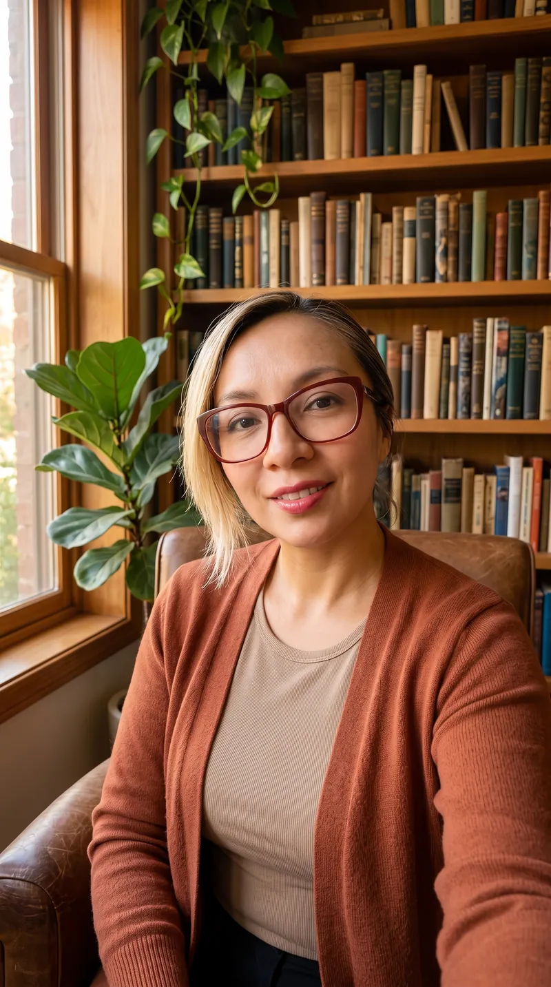 Fotografía de Nancy Villaflor, escritora peruana